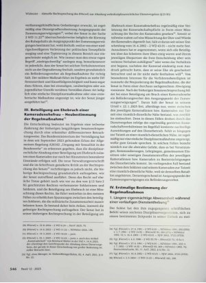 Vorschauseite 5: Aktuelle Rechtsprechung des BVerwG zur Ahndung wehrdisziplinarrechtlicher Dienstvergehen (§23 SG)