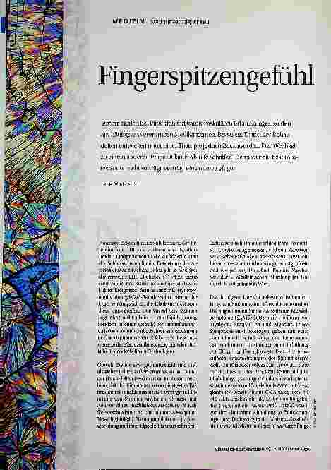 Vorschauseite 1: Fingerspitzengefühl