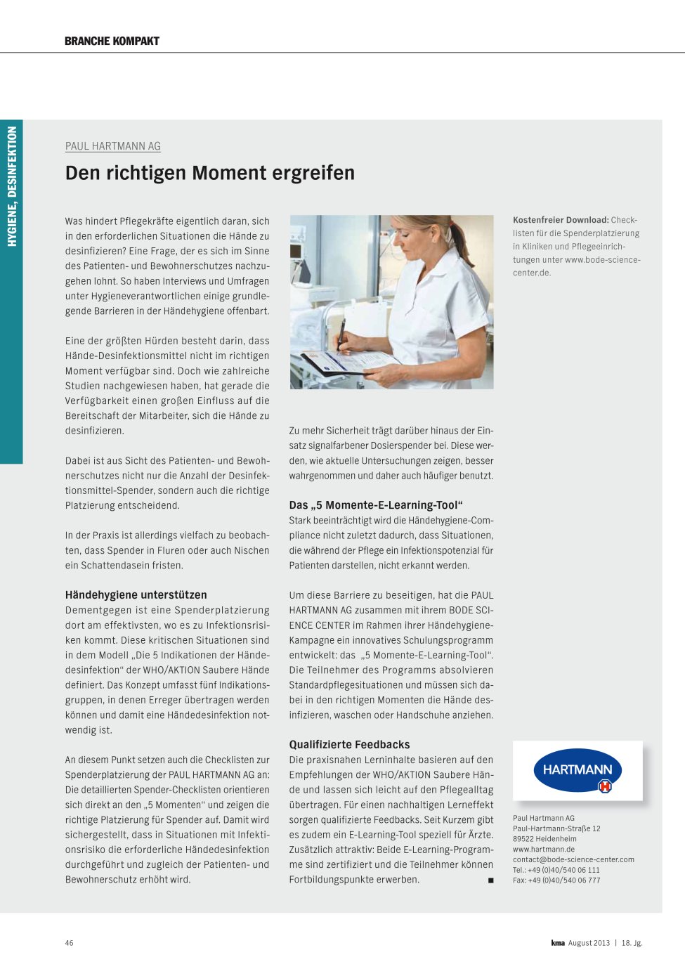 Vorschauseite 1: Den richtigen Moment ergreifen