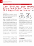 Vorschauseite 1: Der Einfluss der transkraniellen Gleichstromstimulation auf die motorischen Funktionen von Schlaganfallpatienten: ein narratives Review