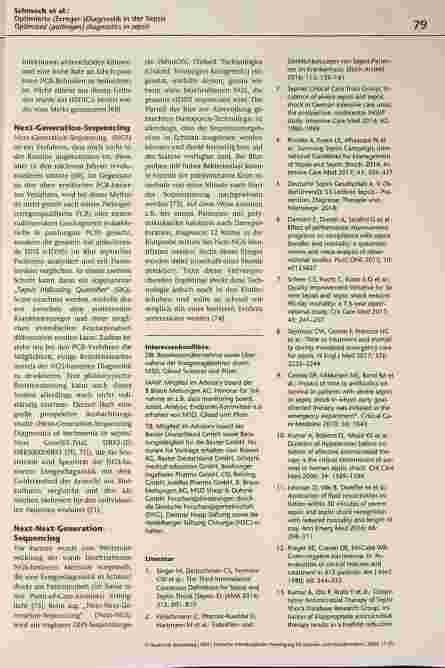 Vorschauseite 6: Optimierte (Erreger-)Diagnostik in der Sepsis