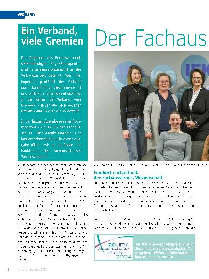 Vorschauseite 1: Der Fachausschuss Wissenschaft