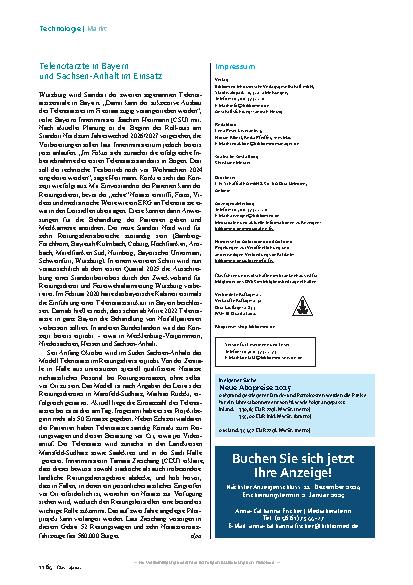 Vorschauseite 3: Digitale Psychiatrie: Ohne Menschen geht in der Therapie nichts.