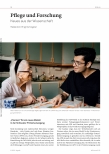Vorschauseite 1: Pflege und Forschung: Neues aus der Wissenschaft