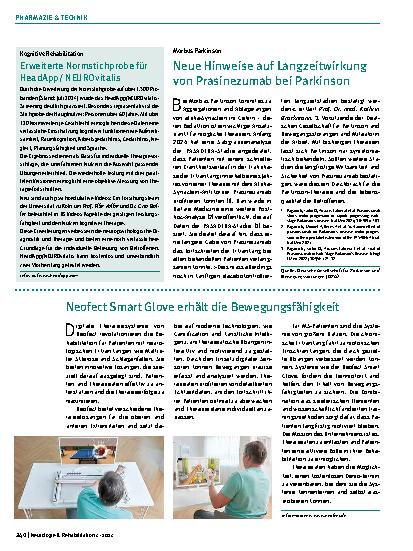 Vorschauseite 2: Parkinson-Krankheit. Einfach wirksam: Bedarfstherapie mit innovativem Sublingualfilm.