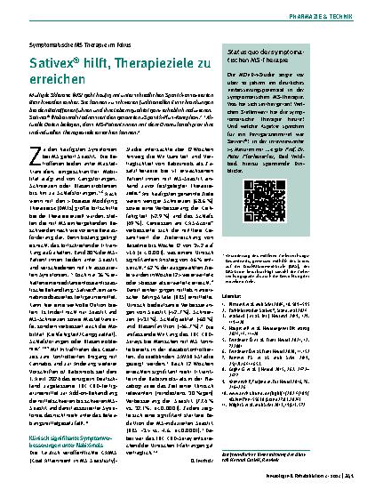 Vorschauseite 3: Parkinson-Krankheit. Einfach wirksam: Bedarfstherapie mit innovativem Sublingualfilm.