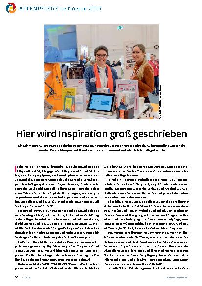 Vorschauseite 1: Hier wird Inspiration groß geschrieben