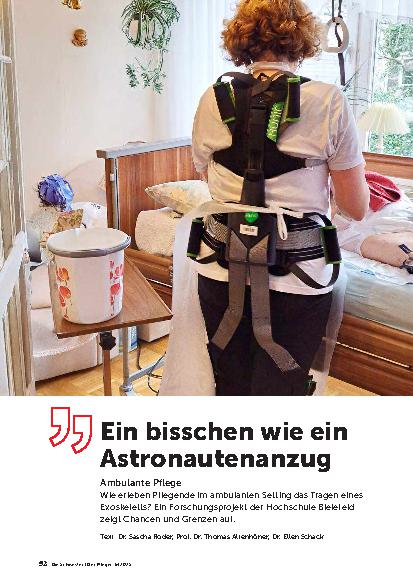 Vorschauseite 1: Ein bisschen wie ein Astronautenanzug