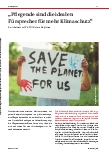 Vorschauseite 1: „Pflegende sind die idealen Fürsprecher für mehr Klimaschutz.“