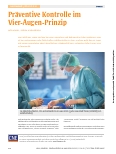 Vorschauseite 1: Präventive Kontrolle im Vier-Augen-Prinzip