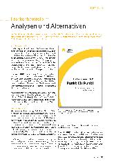 Vorschauseite 1: Analysen und Alternativen
