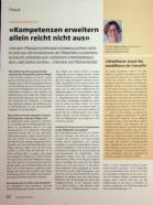 Vorschauseite 1: "Kompetenzen erweitern allein reicht nicht aus."