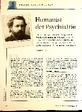 Vorschauseite 1: Humanist der Psychiatrie
