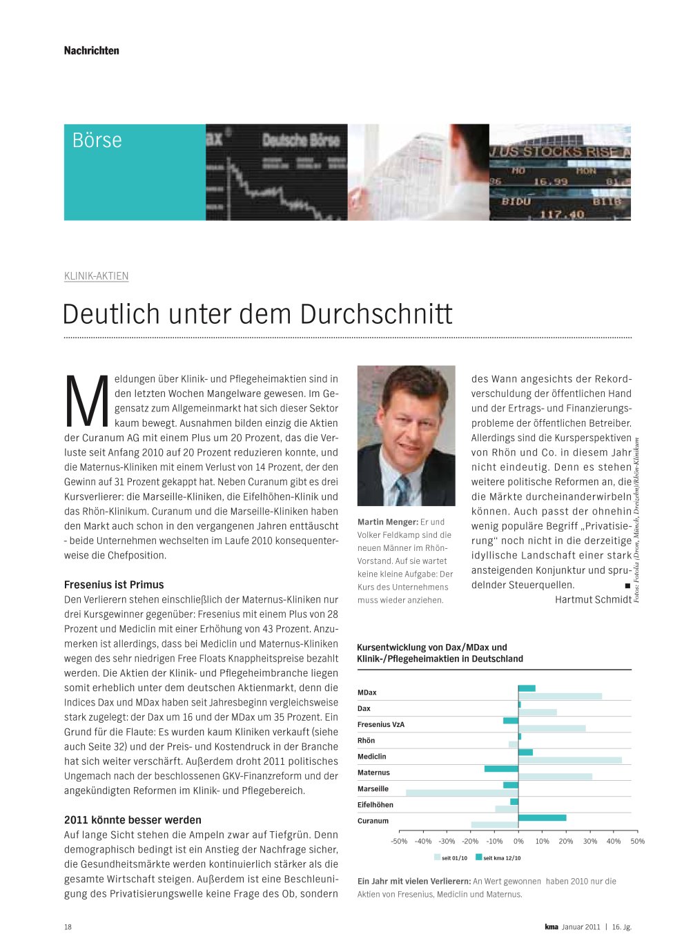 Vorschauseite 1: Deutlich unter dem Durchschnitt