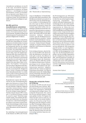 Vorschauseite 2: Digitalisierung im Gesundheitswesen Wie Künstliche Intelligenz und Robotic Process Automation den Weg zur Effizienz ebnen