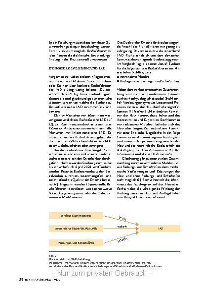 Vorschauseite 3: Das Risiko evidenzbasiert einschätzen