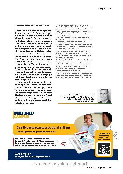 Vorschauseite 4: Das Risiko evidenzbasiert einschätzen