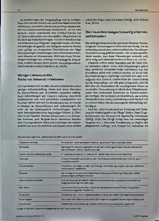 Vorschauseite 2: Wenn die Haut verletzlich wird: Aufgaben der Pflege bei Hauterkrankungen