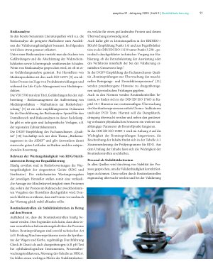 Vorschauseite 4: Validierte Aufbereitungsprozesse: Wo finden sich Informationen zur Validierungshäufigkeit von Prozessen im RDG und Dampfsterilisator?