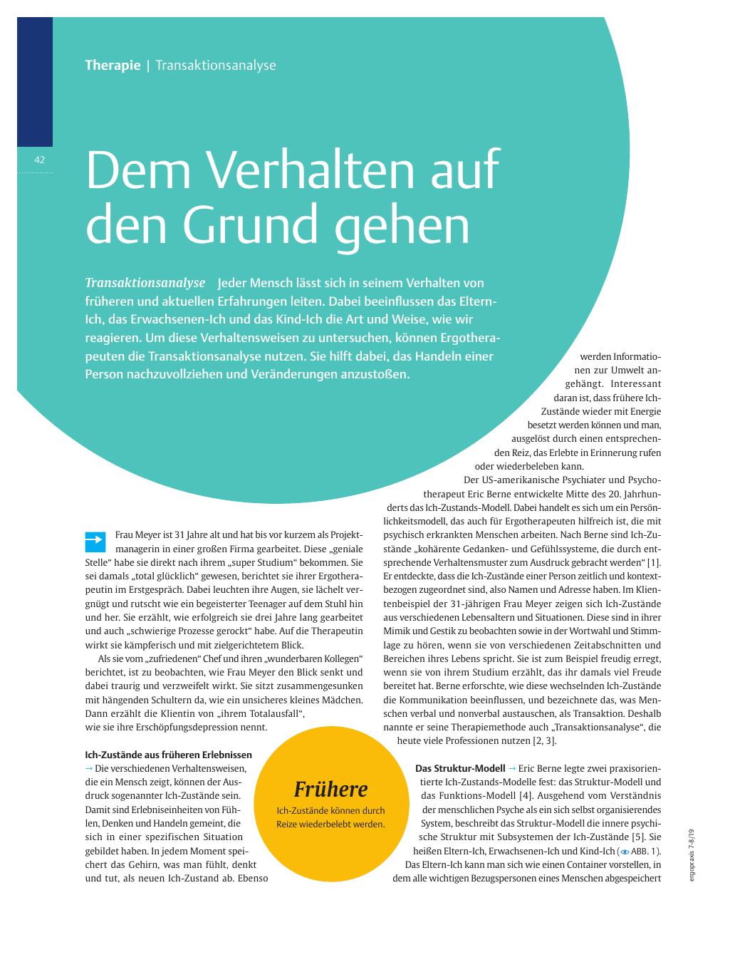 Vorschauseite 1: Dem Verhalten auf den Grund gehen ? Transaktionsanalyse