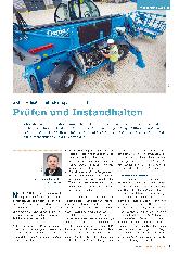 Vorschauseite 1: Sicher Arbeiten mit Teleskopstaplern - Teil 3: Prüfen und Instandhalten