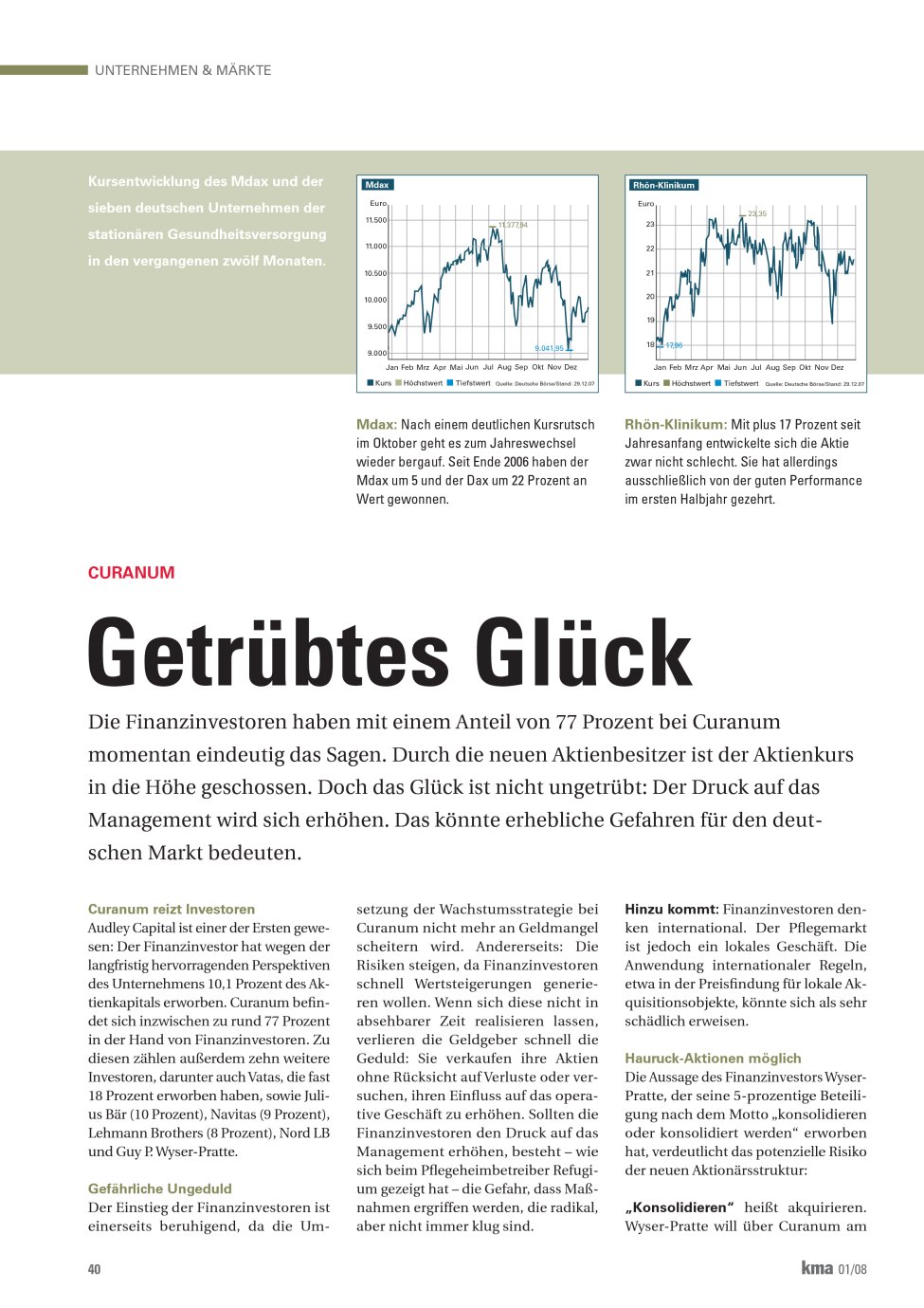 Vorschauseite 1: Getrübtes Glück
