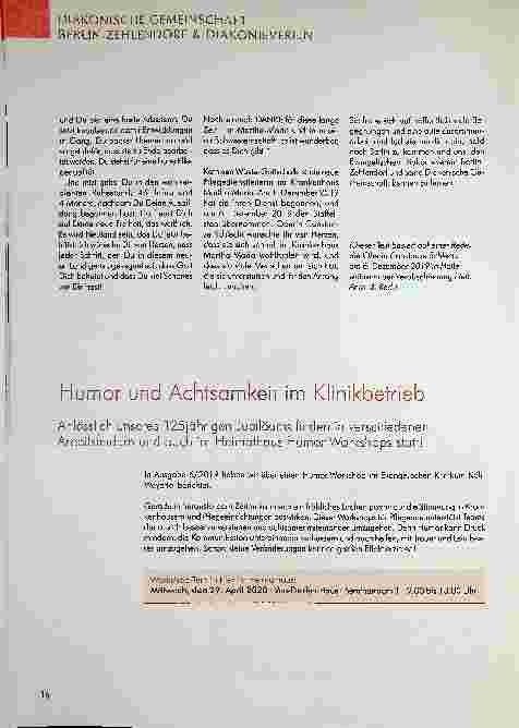 Vorschauseite 2: "DANKE für diese lange Zeit..."