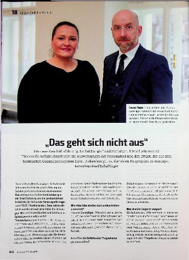 Vorschauseite 1: "Das geht sich nicht aus"