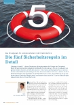 Vorschauseite 1: Das Grundgesetz für sicheres Arbeiten in der Elektrotechnik. Die fünf Sicherheitsregeln im Detail.