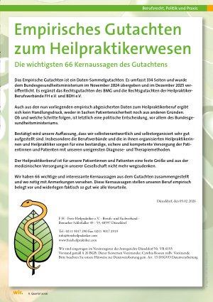 Vorschauseite 1: Empirisches Gutachten zum Heilpraktikerwesen