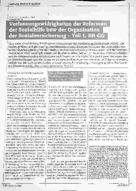 Vorschauseite 2: Haftung, Kosten und Qualität
