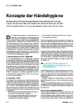 Vorschauseite 1: Konzepte der Händehygiene