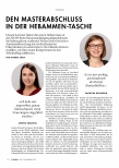 Vorschauseite 1: Den Masterabschluss in der Hebammentasche