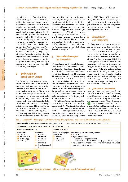 Vorschauseite 2: Rundherum um Satz und Form – morphologisch-syntaktische Förderung in Spielformaten