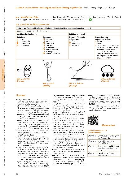 Vorschauseite 4: Rundherum um Satz und Form – morphologisch-syntaktische Förderung in Spielformaten