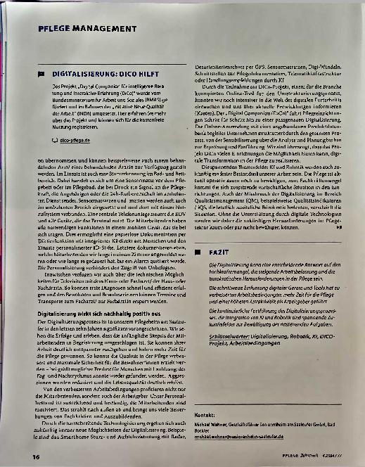 Vorschauseite 3: Schutzengel, Sensormatratze und Sturzerkennung