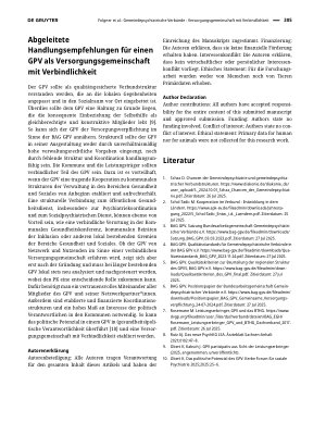 Vorschauseite 3: Gemeindepsychiatrische Verbünde - Versorgungsgemeinschaft mit Verbindlichkeit
