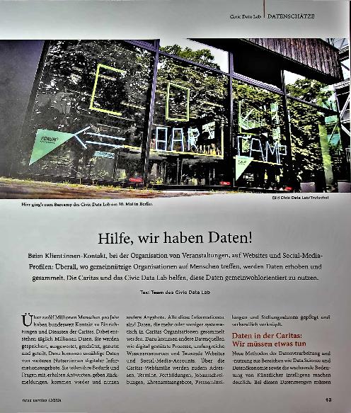 Vorschauseite 1: Hilfe, wir haben Daten!