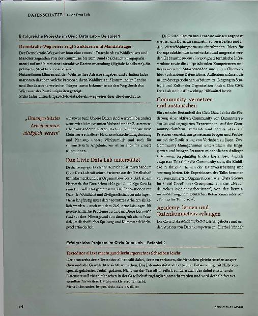 Vorschauseite 2: Hilfe, wir haben Daten!