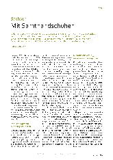 Vorschauseite 1: Mit Samthandschuhen