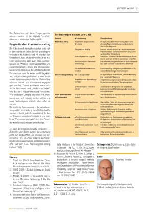 Vorschauseite 3: Vom Stationsarzt zum Systemkoordinator