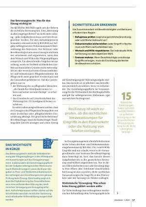 Vorschauseite 2: Was für den Einzug wichtig ist
