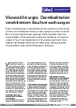 Vorschauseite 1: Viszeralchirurgie: Darmbakterien verschlimmern Bauchverwachsungen