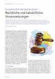 Vorschauseite 1: Psychiatrische Institutsambulanzen: Rechtliche und tatsächliche Voraussetzungen