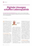 Vorschauseite 1: Digitale Lösungen schaffen Lebensqualität.