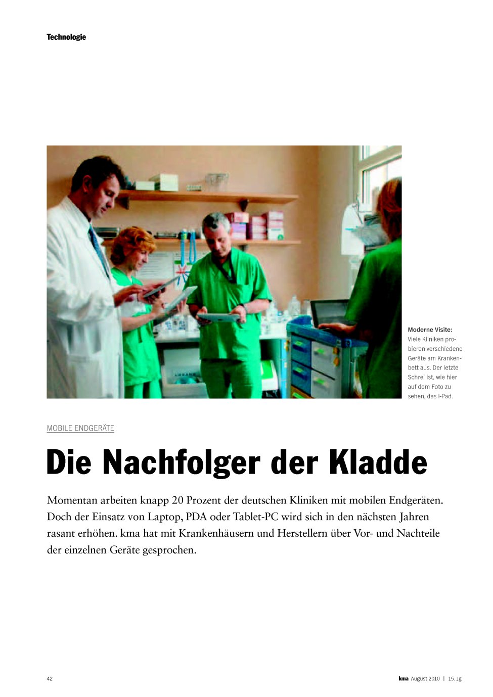 Vorschauseite 1: Die Nachfolger der Kladde