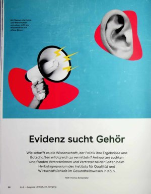 Vorschauseite 1: Evidenz sucht Gehör