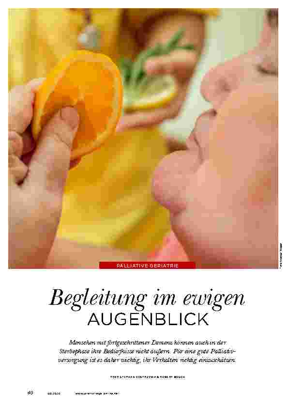 Vorschauseite 1: Begleitung im ewigen Augenblick