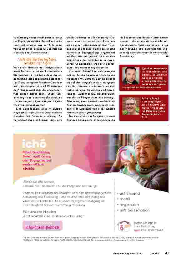 Vorschauseite 4: Begleitung im ewigen Augenblick