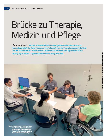Vorschauseite 1: Brücke zur Therapie, Medizin und Pflege